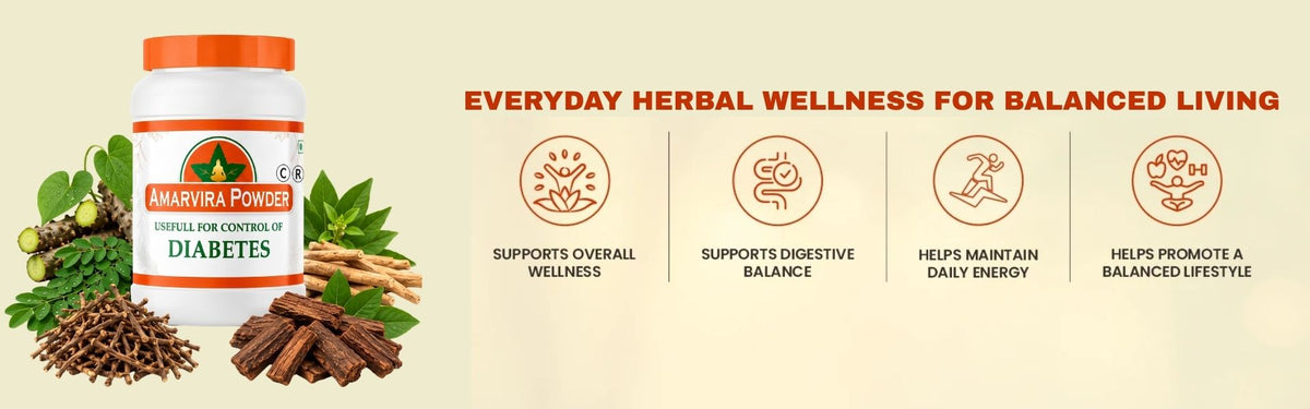 Amarvira Ayurvedic Herbal Powder – Traditional Herbal Blend