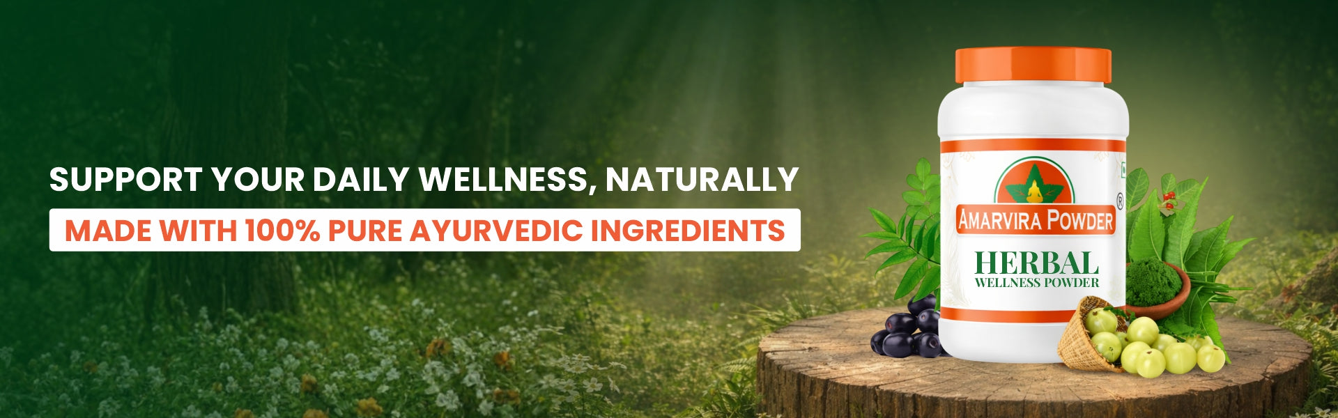 Amarvira Ayurvedic Diabetes Powder for Blood Sugar Support