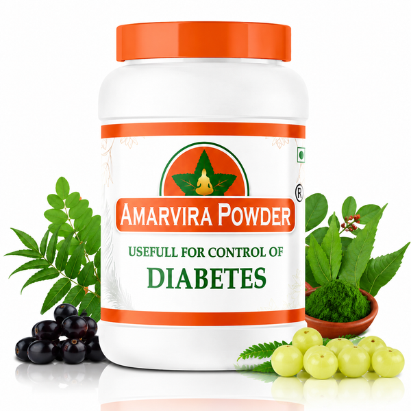 Amarvira Ayurvedic Diabetes Powder for Blood Sugar Support