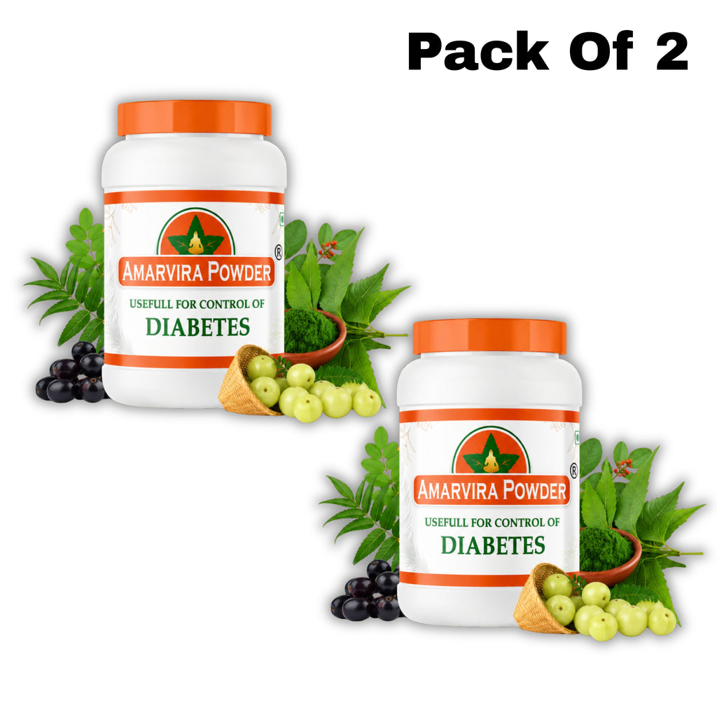 Amarvira Ayurvedic Diabetes Powder for Blood Sugar Support