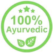 100% Ayurvedic Herbal Formula Guarantee Badge