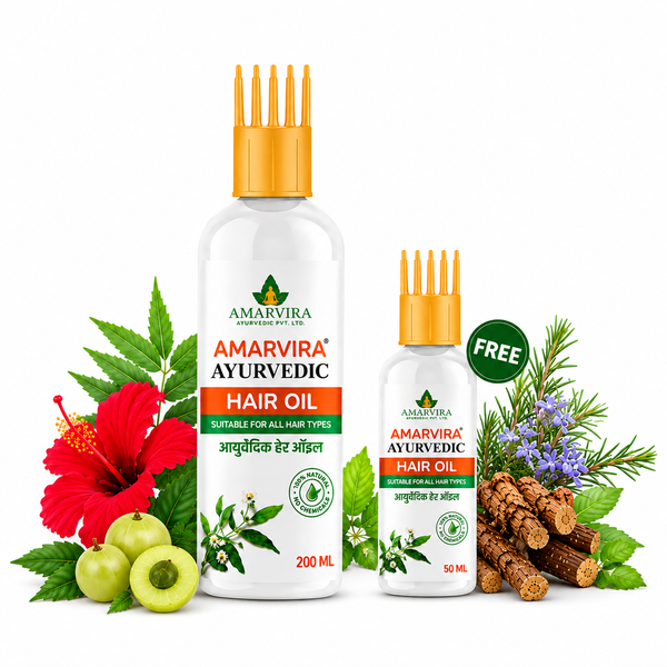 Amarvira Ayurvedic Herbal Hair Oil — Traditional Herbal Blend